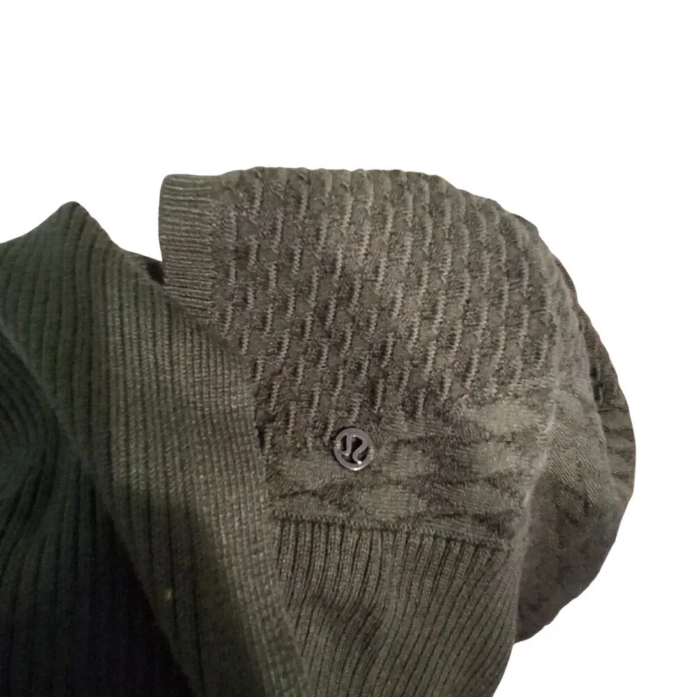 Lululemon Dream Weaver wrap one size cardigan sweater camo green